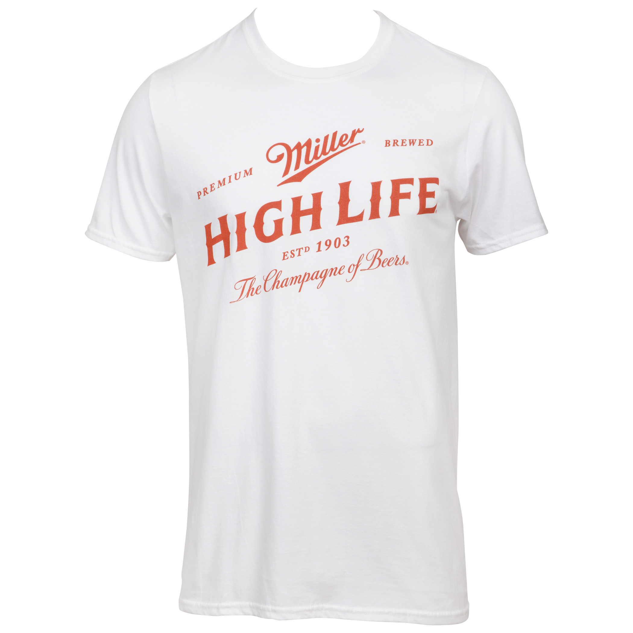 Miller High Life Brand Label T-Shirt